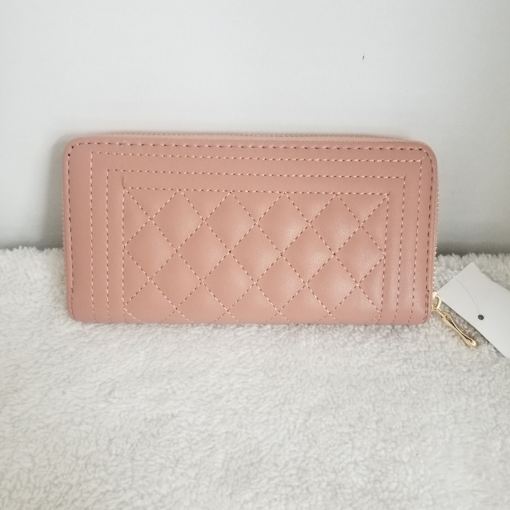 Vegan quilted wallet